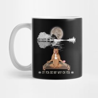 Eff You See Kay Why Oh You Funny Guitar Tree Pitbull Dog Yoga Lover Mug